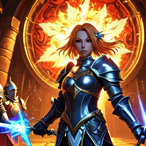 Home 24 **
A balanced team of Reverse: 1999 characters (Lilya, Sotheby, A Knight). Lilya is unleashing a massive AoE attack with visual effects indicating control/CC. Sotheby is radiating healing energy. A Knight is focused, dealing single-target damage with a debuff icon over the enemy. The background suggests a challenging dungeon environment. Style: Vibrant, dynamic, action-packed, gacha game illustration.
**
