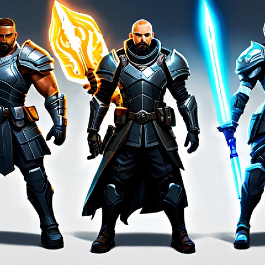 Strategic Team Composition**
Prompt: A diverse team of stylized characters in tactical poses, exhibiting different combat roles (DPS, Support, Tank, Healer) against a backdrop suggesting a time-manipulated environment. Artifacts are subtly featured, glowing with power. Perfect anatomy, correct proportions, fully clothed in fantasy-inspired battle attire. Professional digital art, high quality, safe for work, appropriate content, family-friendly.
**