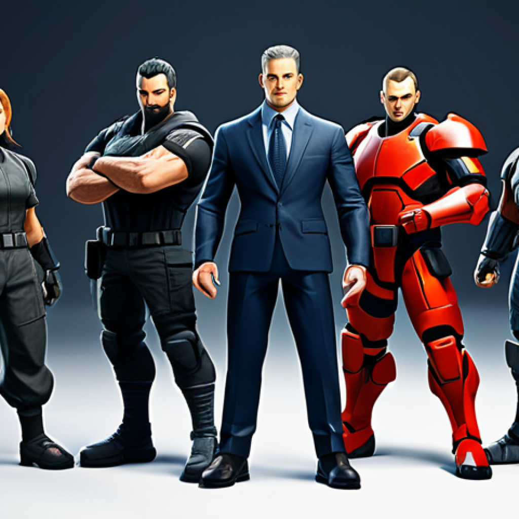 Strategic Team Composition**
"A diverse team of fully clothed *Reverse: 1999*-inspired characters in a dynamic battle pose, set against a stylized background reminiscent of the game's art style. The scene highlights elemental affinities with subtle visual cues. Characters should be in appropriate attire for combat, professional rendering, perfect anatomy, correct proportions, safe for work, appropriate content, family-friendly."
**