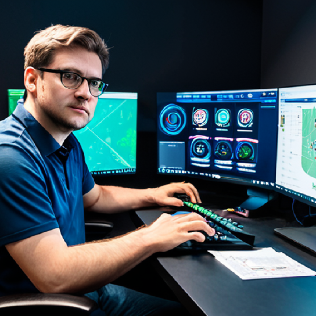 리버스 1999 추천 유튜버 - Master Strategist's Office**
"A professional esports analyst, fully clothed in smart casual attire,...