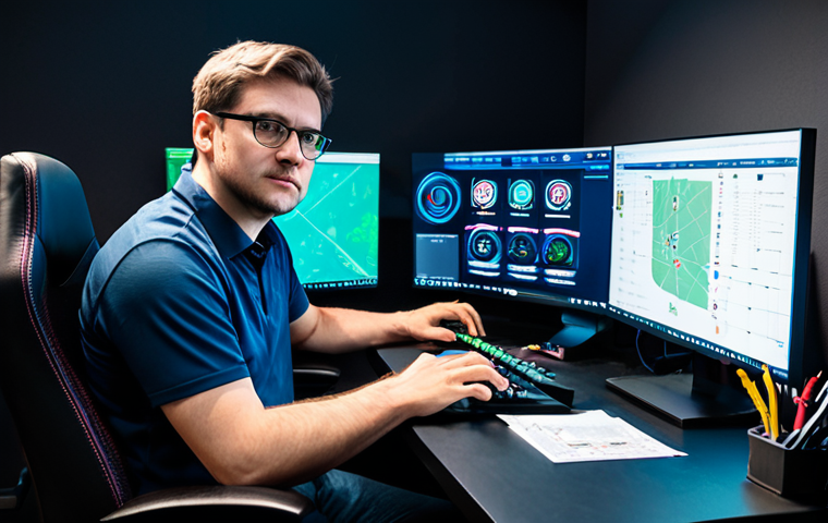 리버스 1999 추천 유튜버 - Master Strategist's Office**
"A professional esports analyst, fully clothed in smart casual attire,...