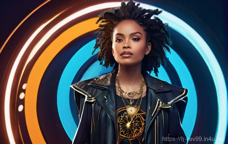 리버스 1999 공략 사이트 추천 - A dynamic wide shot of a team of three 'Reverse: 1999' characters engaged in an intense battle again...