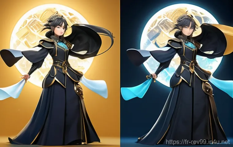 리버스 1999 커뮤니티 드라마 - A central character from Reverse: 1999, such as Vertin or a recognizable Arcanist, stands in a styli...