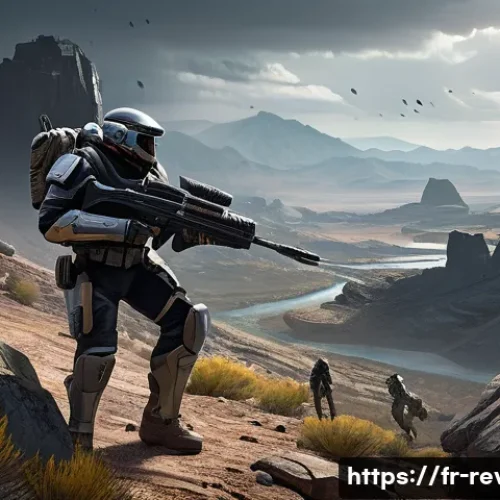 리버스 1999 게임 관련 추천 블로그 - A dynamic tactical battle scene from a futuristic strategy game, featuring diverse characters in det...