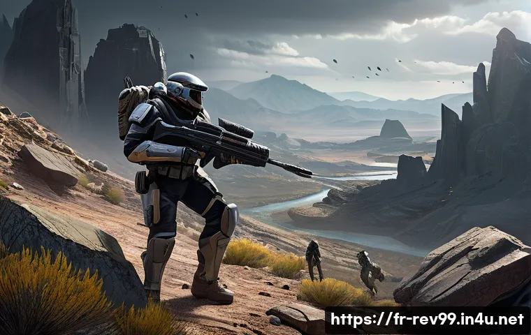 리버스 1999 게임 관련 추천 블로그 - A dynamic tactical battle scene from a futuristic strategy game, featuring diverse characters in det...