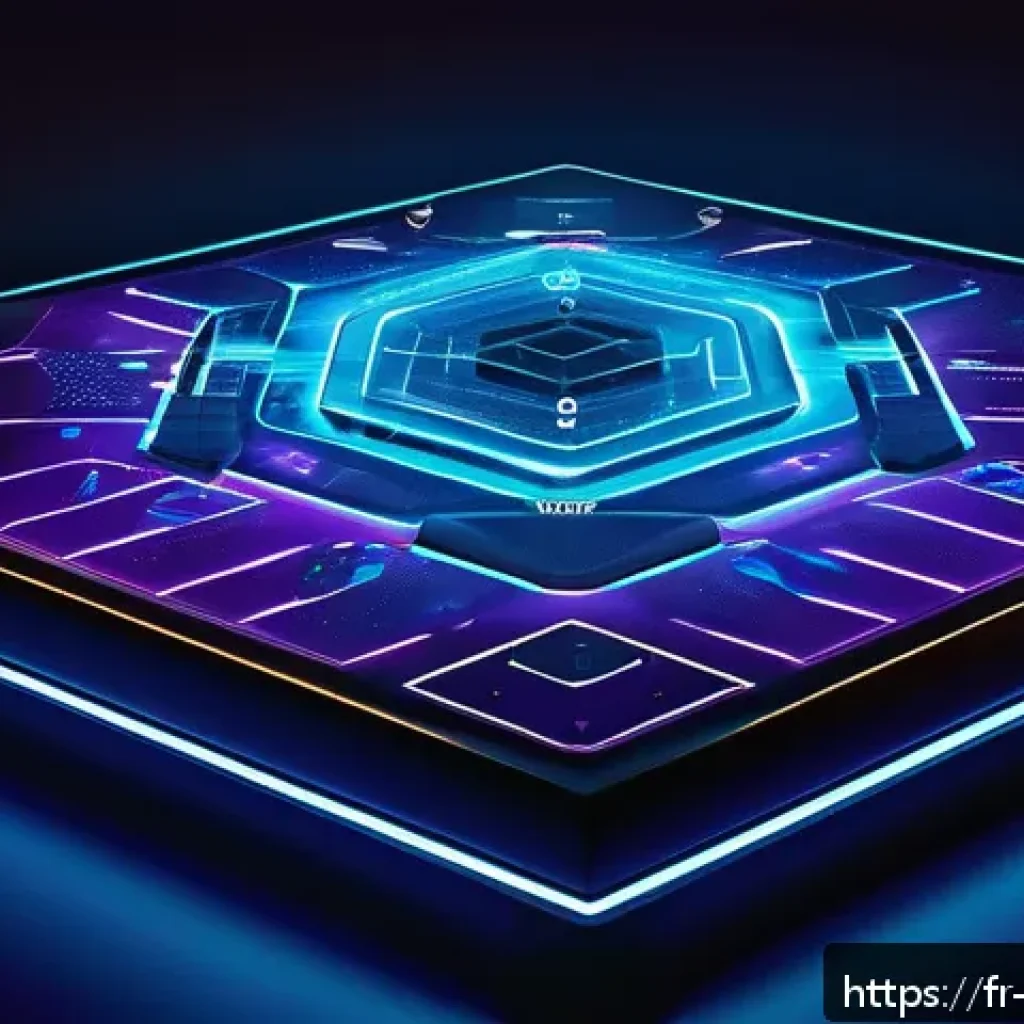 리버스 1999 초보 유저 가이드 - A detailed digital illustration of a futuristic game board for Reverse 1999, featuring a sleek, high...