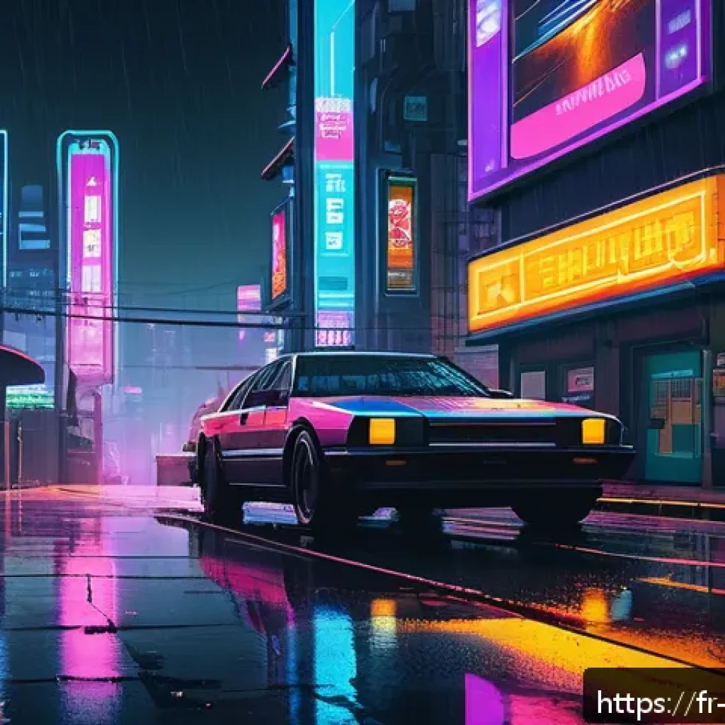 리버스 1999 MMORPG와의 차이점 - A highly detailed dystopian urban landscape in pixel art style with high definition clarity, blendin...